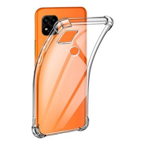 CAPA SILICONE DURA ANTI-CHOQUE XIAOMI REDMI 9C/REDMI 10A TRANSPARENTE