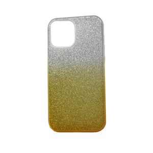 CAPA SILICONE GEL BRILHANTE APPLE IPHONE 12/12 PRO DOURADO