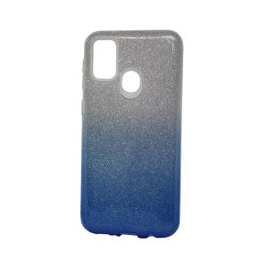 CAPA SILICONE GEL BRILHANTE SAMSUNG GALAXY M21 AZUL