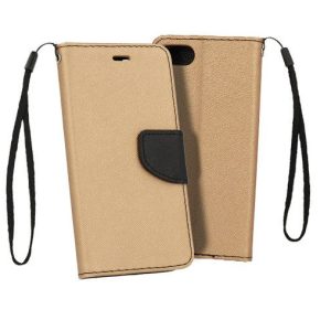 CAPA FLIP COVER XIAOMI REDMI 9A DOURADO PRETO TELONE FANCY