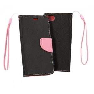 CAPA FLIP COVER XIAOMI REDMI 9 PRETO ROSA TELONE FANCY