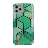 CAPA SILICONE GEL COM DESENHO SAMSUNG GALAXY A21S VERDE COSMO MARMORE