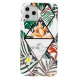 CAPA SILICONE GEL COM DESENHO SAMSUNG GALAXY A21S BRANCO COSMO CASTANHO FLOR MAR