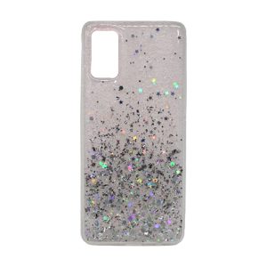CAPA SILICONE GEL LIQUIDO GLITTER SAMSUNG GALAXY A41 ROSA