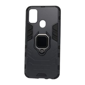 CAPA SILICONE TPU COM ANEL DE DEDO MAGNÉTICO HUAWEI Y5P PRETO ARMOR