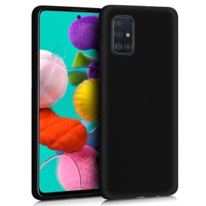 CAPA SILICONE GEL SAMSUNG GALAXY A11 PRETO ROBUSTA