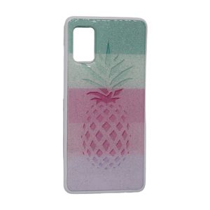 CAPA SILICONE DURA COM DESENHO SAMSUNG GALAXY A41 PINEAPPLE