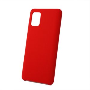 CAPA SILICONE GEL SAMSUNG GALAXY M51 VERMELHO
