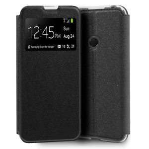 CAPA FLIP COVER COM JANELA CANDY HUAWEI Y6P PRETO