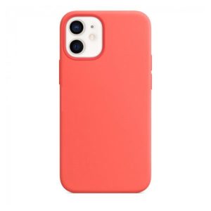 CAPA SILICONE DURA APPLE IPHONE 12 MINI 5.4 ROSA