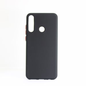 CAPA SILICONE DURA HUAWEI Y6P PRETO