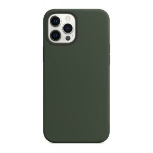 CAPA SILICONE APPLE IPHONE 12/12 PRO VERDE