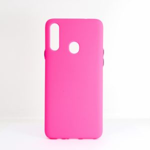 CAPA SILICONE DURA SAMSUNG GALAXY A20S / A207 ROSA