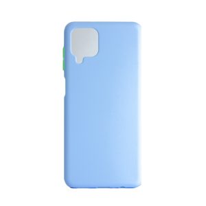 CAPA SILICONE DURA SAMSUNG GALAXY A12 AZUL