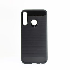 CAPA SILICONE GEL CARBON HUAWEI P40 LITE E / Y7P PRETO