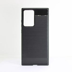 CAPA SILICONE GEL CARBON SAMSUNG GALAXY NOTE 20 ULTRA PRETO
