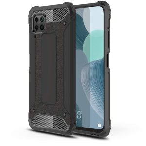 CAPA SILICONE ANTI-CHOQUE ARMOR CARBON XIAOMI REDMI NOTE 9 PRETO RING ARMOR CASE