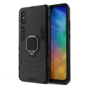 CAPA SILICONE ANTI-CHOQUE ARMOR CARBON XIAOMI REDMI 9A PRETO RING ARMOR CASE