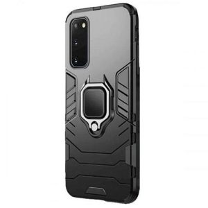 CAPA SILICONE ANTI-CHOQUE ARMOR CARBON SAMSUNG GALAXY S20 PLUS / G985 PRETO RING