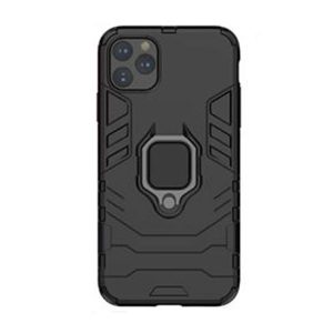 CAPA SILICONE ANTI-CHOQUE ARMOR CARBON APPLE IPHONE 12 PRO MAX PRETO RING ARMOR