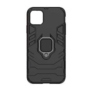 CAPA SILICONE ANTI-CHOQUE ARMOR CARBON APPLE IPHONE 12 MINI PRETO RING ARMOR CAS