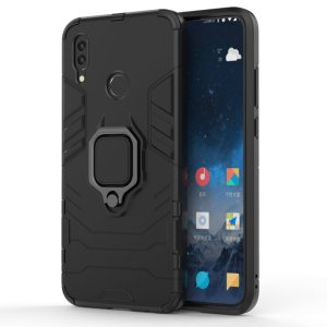 CAPA SILICONE ANTI-CHOQUE ARMOR CARBON HUAWEI P SMART 2019 PRETO RING ARMOR CASE