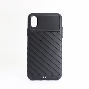 CAPA SILICONE GEL THUNDER APPLE IPHONE XR PRETO