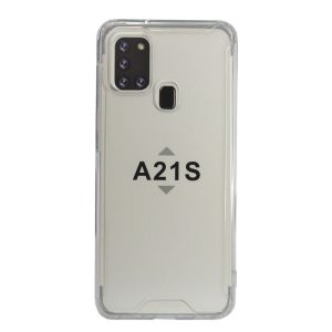 CAPA SILICONE DURA ANTI-CHOQUE SAMSUNG GALAXY A21S TRANSPARENTE