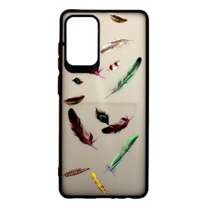 CAPA SILICONE GEL BUMPER SAMSUNG GALAXY A72 5G PRETO PENAS