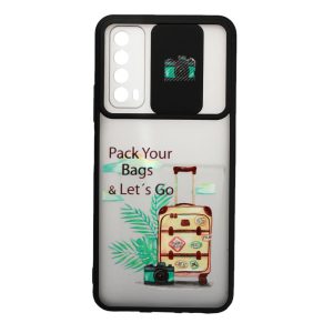 CAPA SILICONE GEL BUMPER HUAWEI P SMART 2021 / Y7A PRETO BAGS E PROTETOR DE CAME