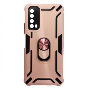 CAPA SILICONE TPU KICKSTAND HEAVY DUTY HIBRID HUAWEI P SMART 2021 / Y7A ROSA ANE