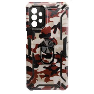 CAPA SILICONE DURA E METAL COM ANEL DE DEDO SAMSUNG GALAXY A52 / A52S DESENHO MI