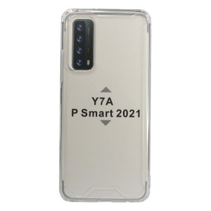 CAPA SILICONE DURA ANTI-CHOQUE HUAWEI P SMART 2021 / Y7A TRANSPARENTE