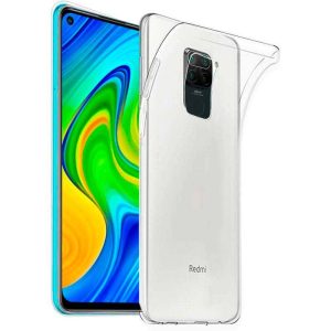 CAPA SILICONE XIAOMI REDMI NOTE 9 5G TRANSPARENTE