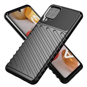 CAPA SILICONE GEL THUNDER SAMSUNG GALAXY A12 PRETO