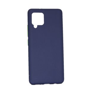 CAPA SILICONE GEL SAMSUNG GALAXY A42 5G AZUL ESCURO