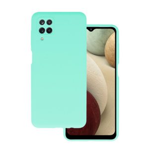 CAPA SILICONE GEL SAMSUNG GALAXY A12 VERDE COM PROTETOR DE CAMERA