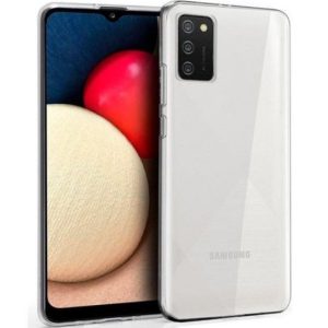 CAPA SILICONE SAMSUNG GALAXY A02S / M02S TRANSPARENTE PROTETOR DE CAMERA