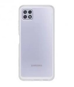 CAPA SILICONE SAMSUNG GALAXY A22 5G TRANSPARENTE PROTETOR DE CAMERA
