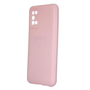 CAPA SILICONE GEL SAMSUNG GALAXY A02S ROSA CLARA PROTETOR DE CAMERA