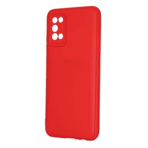 CAPA SILICONE GEL SAMSUNG GALAXY A02S VERMELHO PROTETOR DE CAMERA