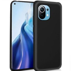 CAPA SILICONE GEL XIAOMI MI 11 PRETO REBOSTA