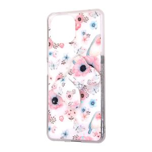 CAPA SILICONE COM DESENHO BLING GLITTER XIAOMI MI 11 LITE DESENHO BORBOLETA, FLO
