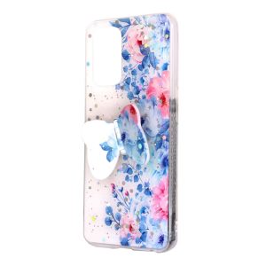 CAPA SILICONE COM DESENHO BLING GLITTER OPPO A93 5G / A745G AZUL BORBOLETA, FLOW