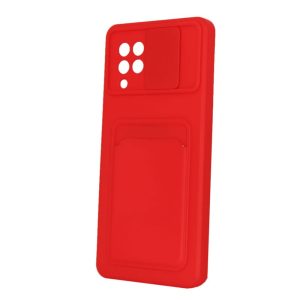 CAPA SILICONE GEL SAMSUNG GALAXY A42 5G / A426 VERMELHO PROTETOR DE CAMERA