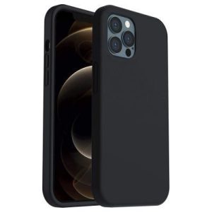 CAPA SILICONE APPLE IPHONE 12/12 PRO PRETO