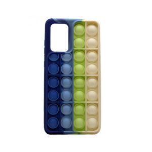 CAPA DE SILICONE POP IT SAMSUNG GALAXY A02S COLORIDO DESIGN 3