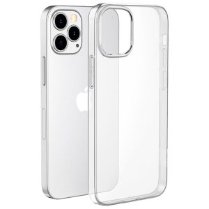 CAPA SILICONE DURA APPLE IPHONE 13 PRO MAX TRANSPARENTE