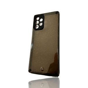 CAPA SILICONE DURA COM DESENHO BRILHANTE SAMSUNG GALAXY A52 / A52S PRETO PROTETO