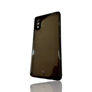 CAPA SILICONE DURA COM DESENHO BRILHANTE SAMSUNG GALAXY A02/A022 PRETO COM PROTE